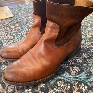 Frye Brown Leather Women's Boots